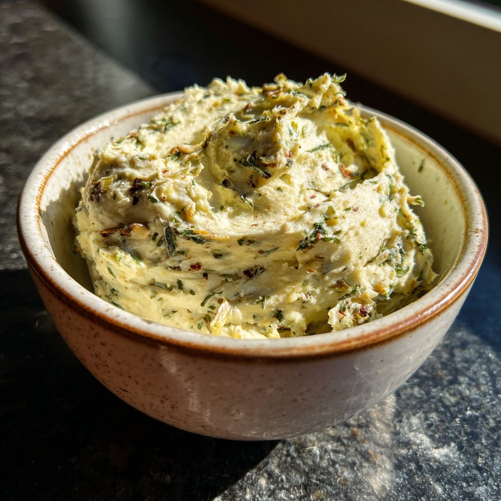 Kräuterbutter Mit Knoblauch Und Kräutern