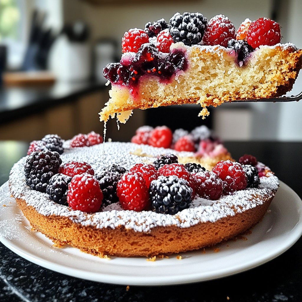 Kuchen einfach gebacken