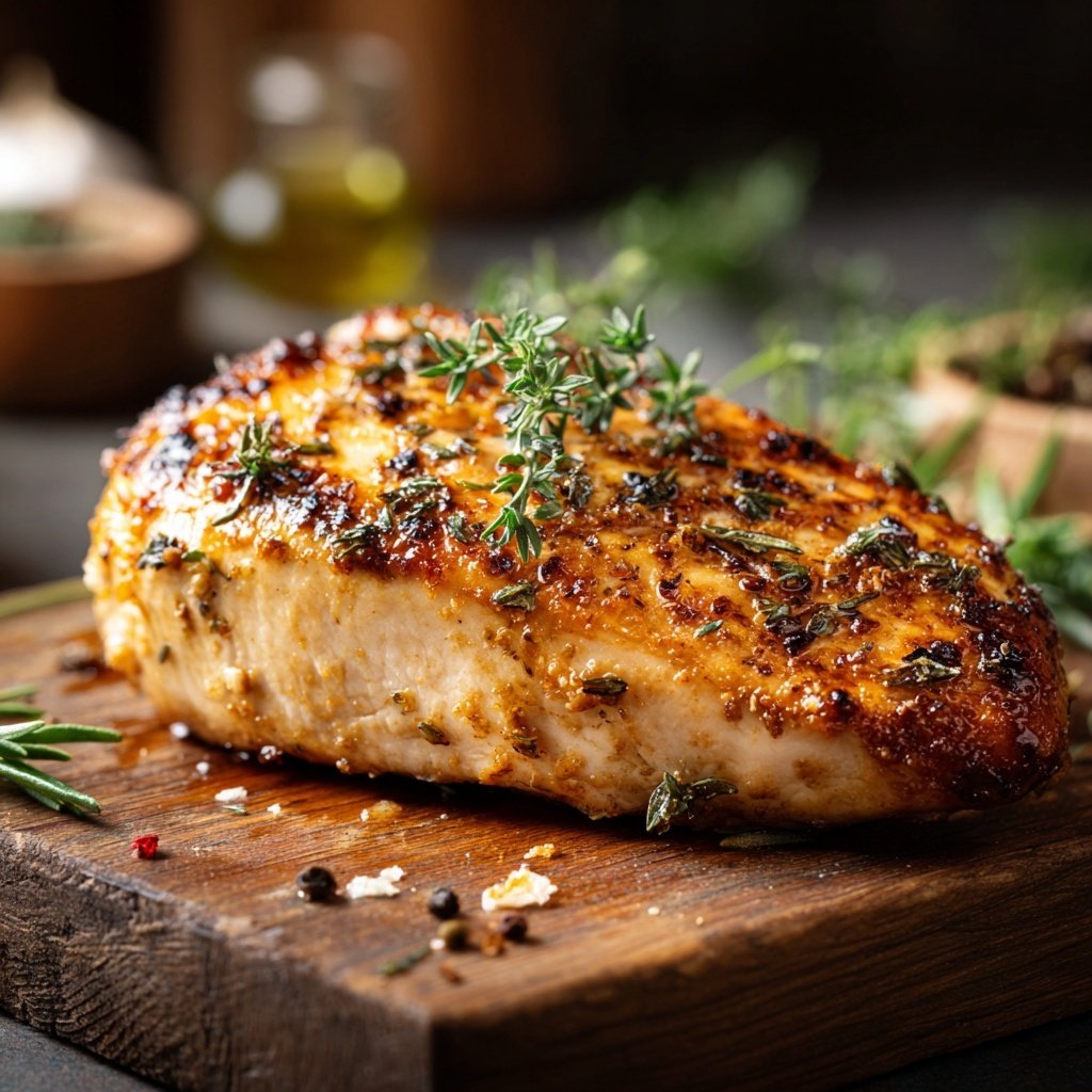Gegrillte Hähnchenbrust Mit Kräutern