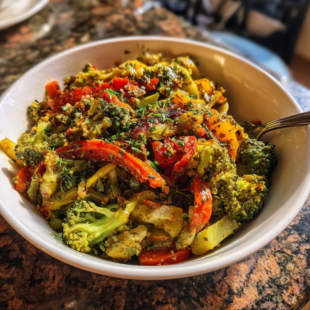 Brokkoli Pfanne Mediterran