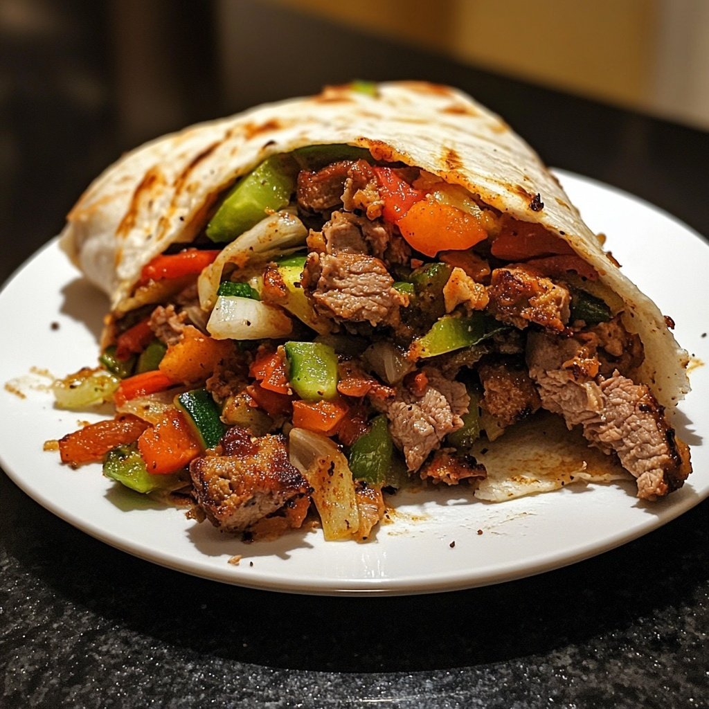 Klassischer Döner Kebab wie vom Imbiss