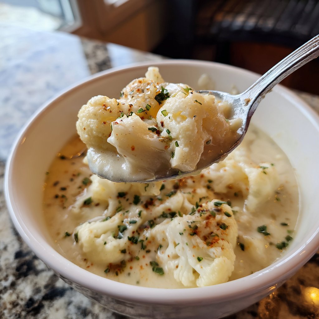 Blumenkohlsuppe ohne Aufwand