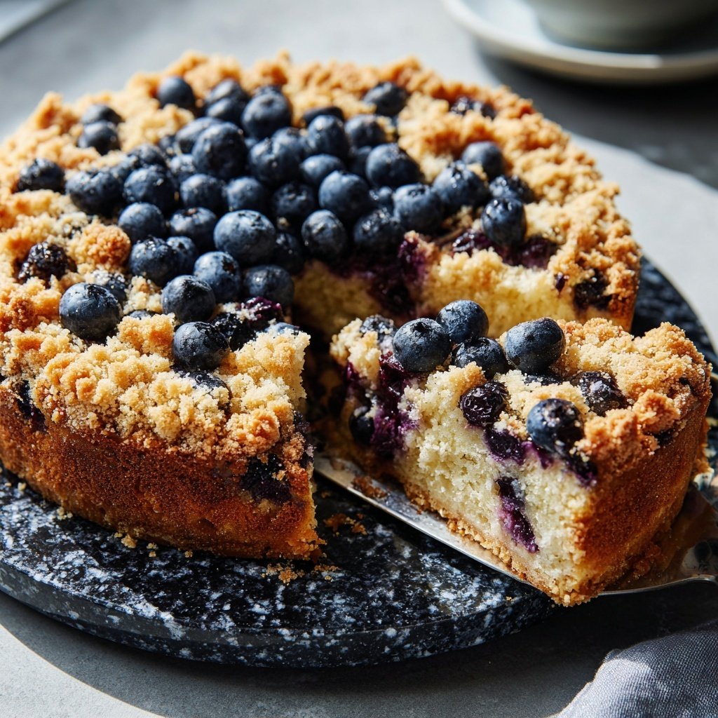 Streuselkuchen Mit Heidelbeeren