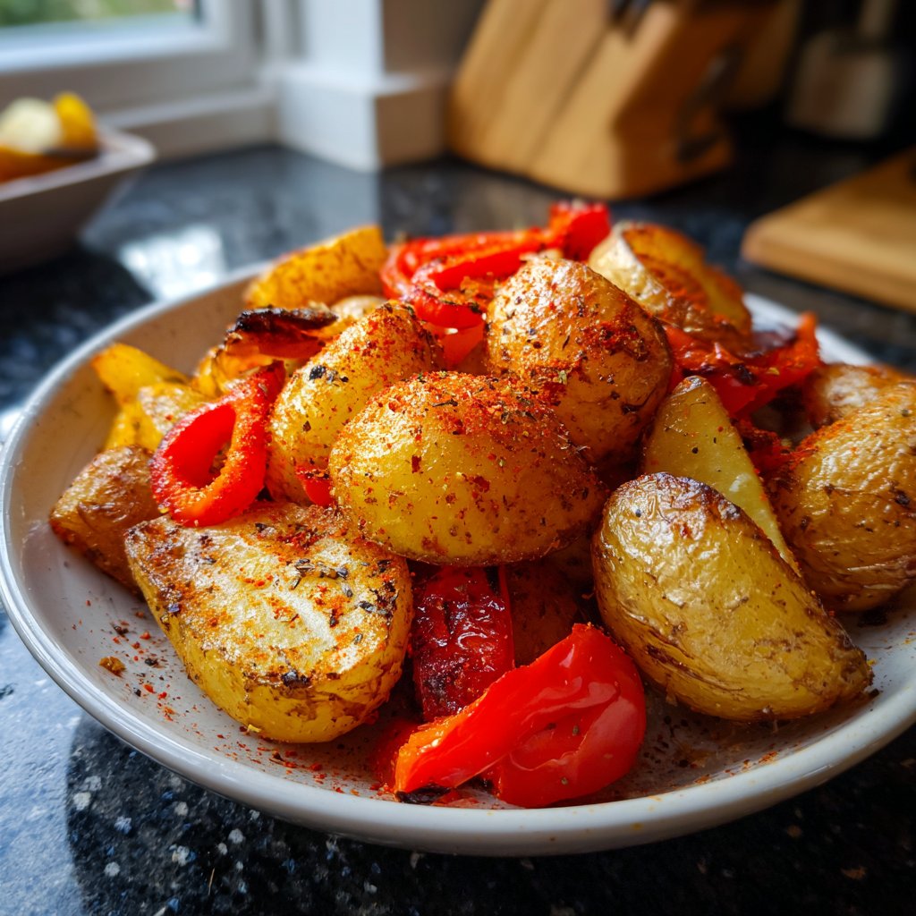 Ofenkartoffeln mit Paprika