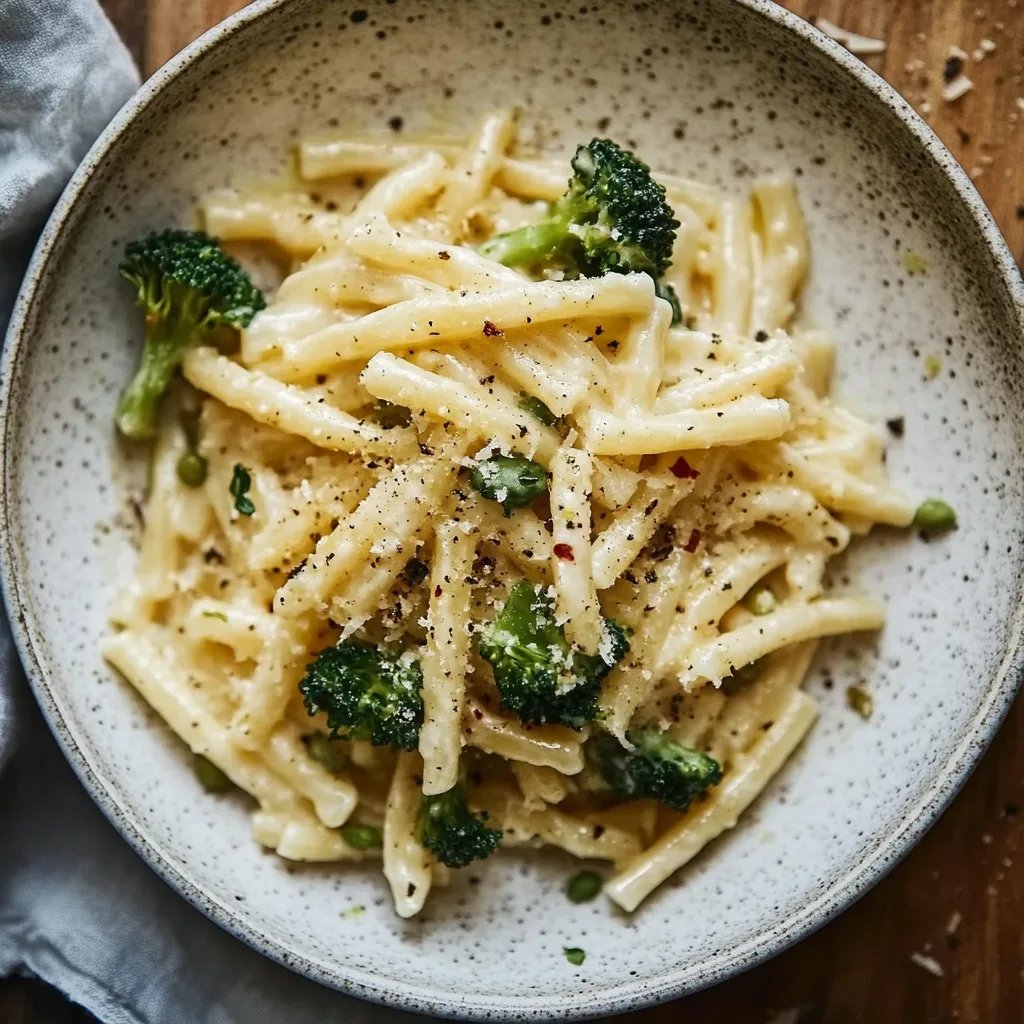 Gesunde Sahne-Brokkoli-Pasta