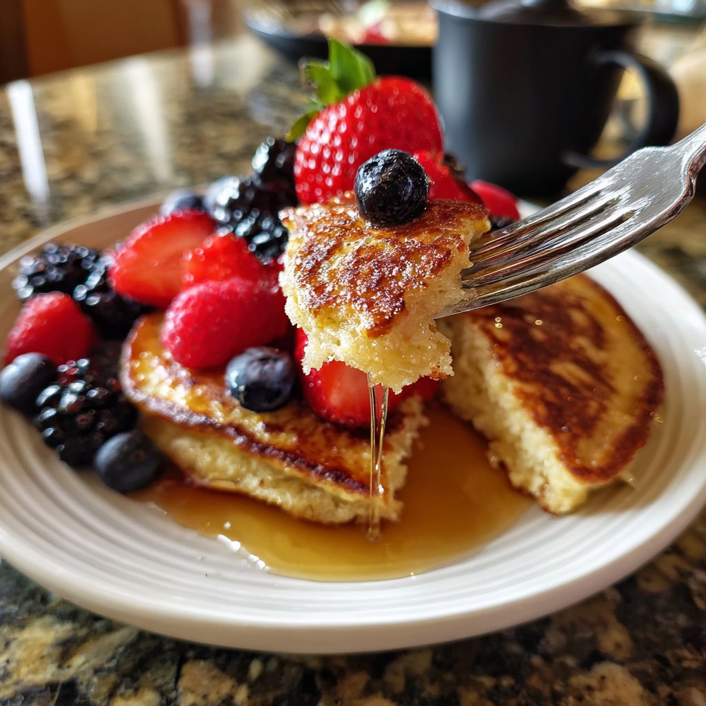 Pfannkuchen mit Hafermehl
