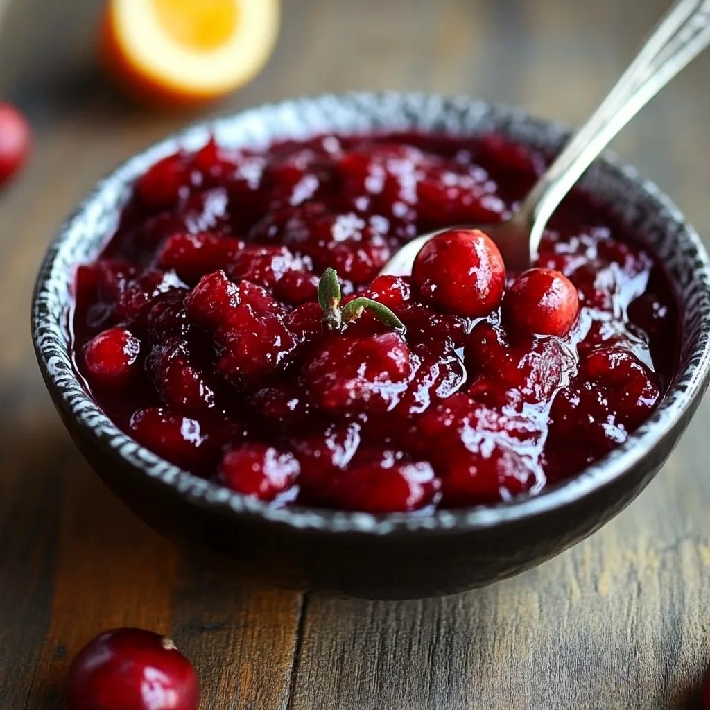 Beste Cranberry-Sauce