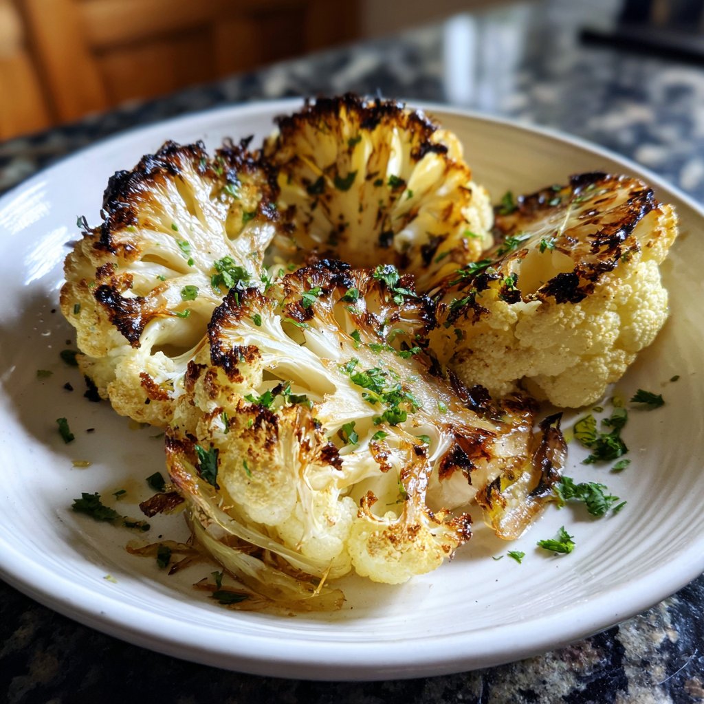 Blumenkohl mit Petersilie