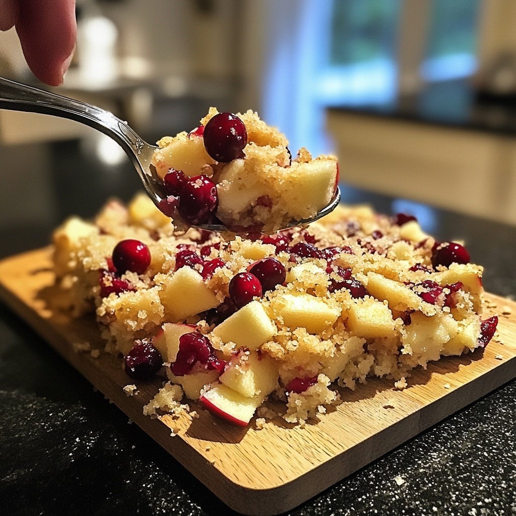 Traditionelle Cranberry-Apfel-Füllung
