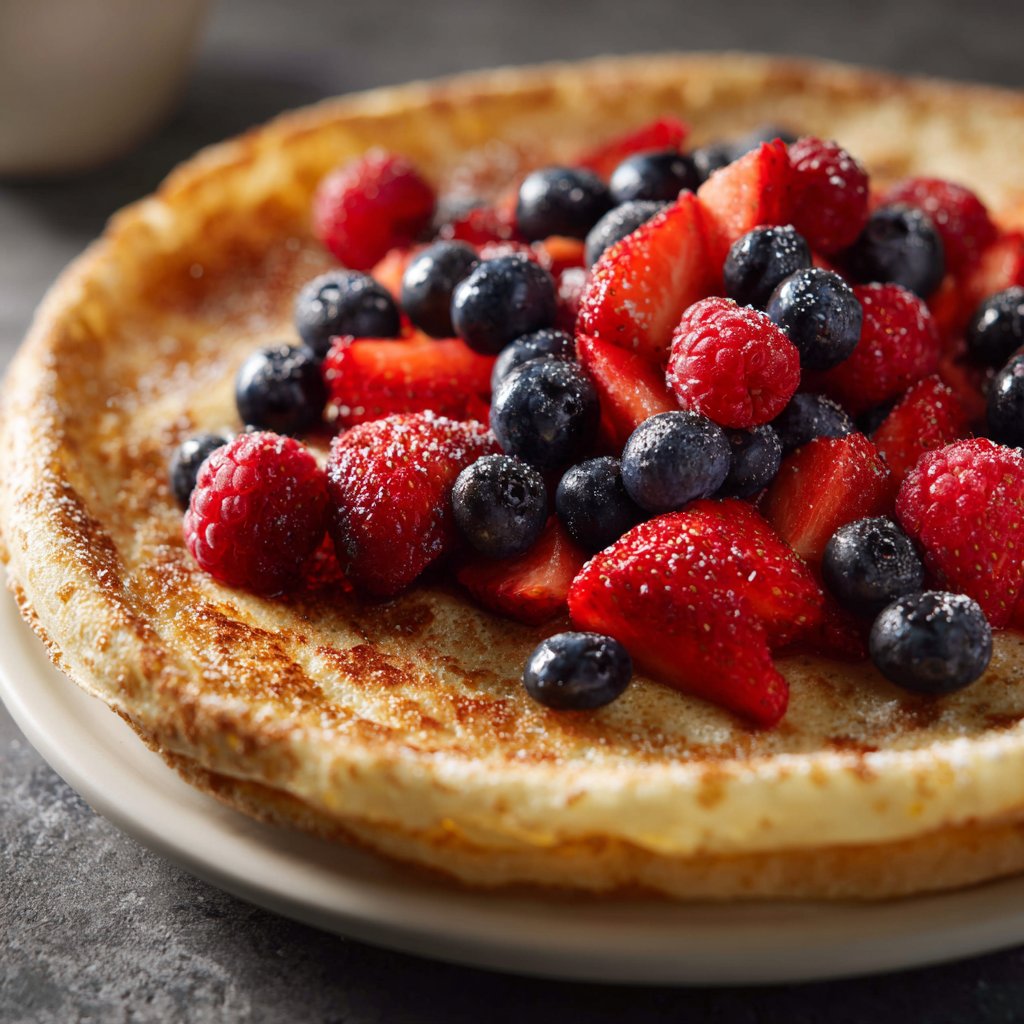 Pfannkuchen mit Beerenmix
