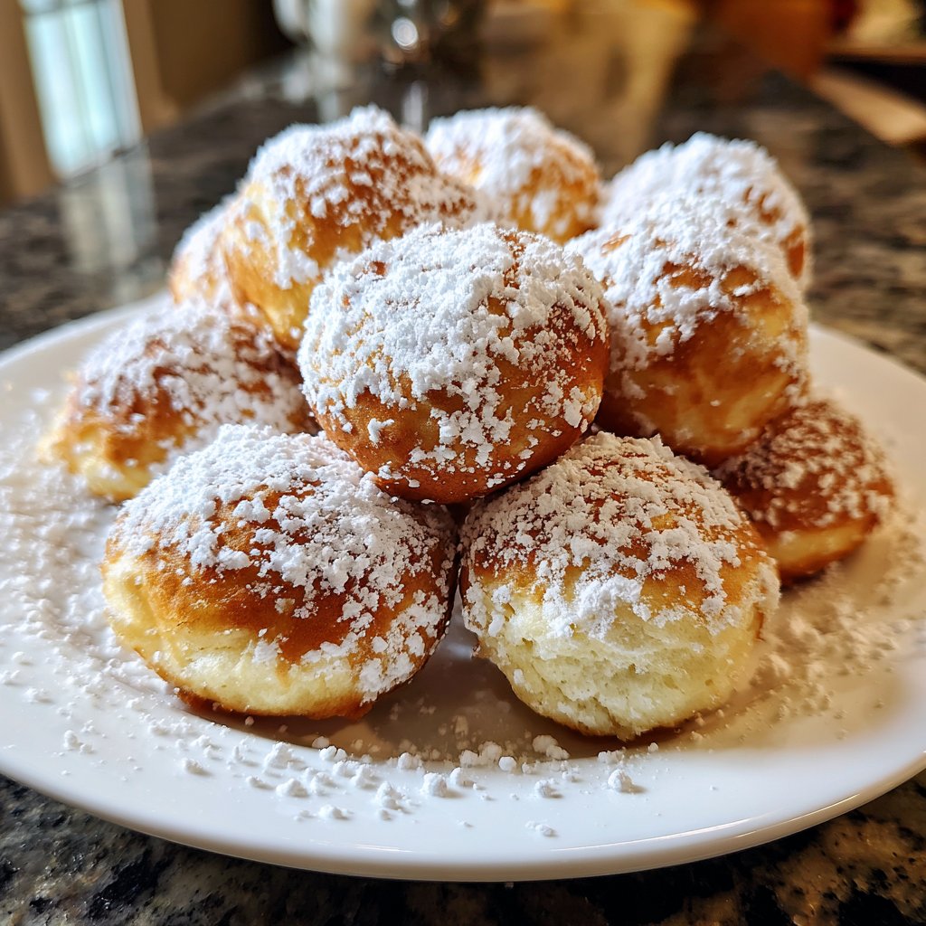 Quarkbällchen luftig