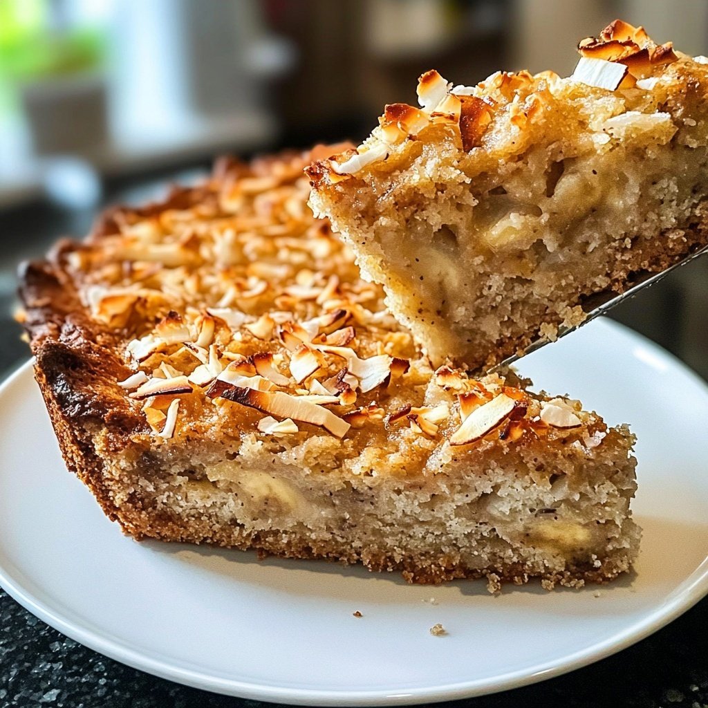 Bananenbrot mit Kokos
